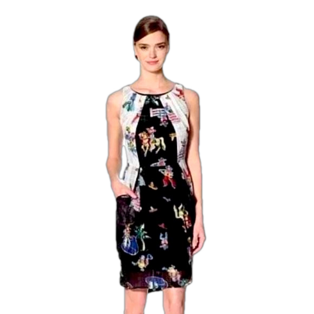 Eva Franco Anthropology Pamela cowboy cowgirl western rodeo dress size 6 NWT